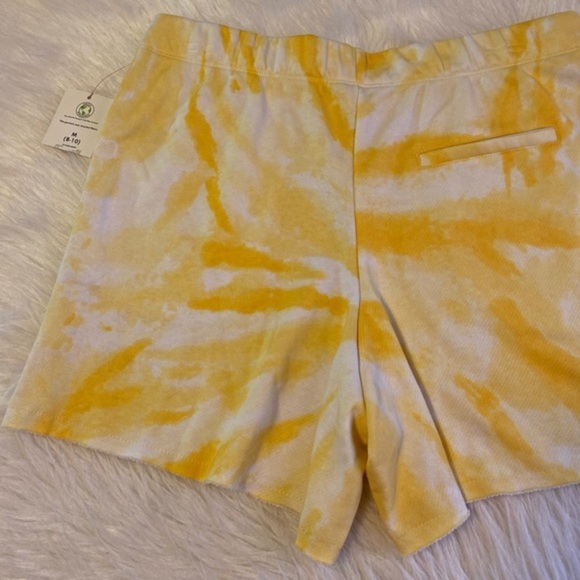 Secret Treasures Pajama Shorts Womens Size Medium Yellow Tie Dye Pjs‎ - Picture 7 of 8